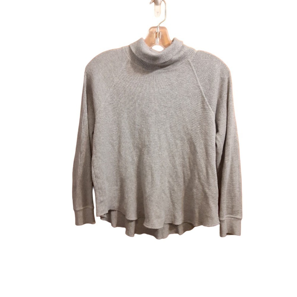 Everlane Women's Gray Turtleneck PullOver Sweater 100% Cotton